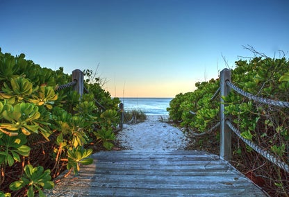 Boardwalk leading to Vanderbilt Beach in Naples, Florida